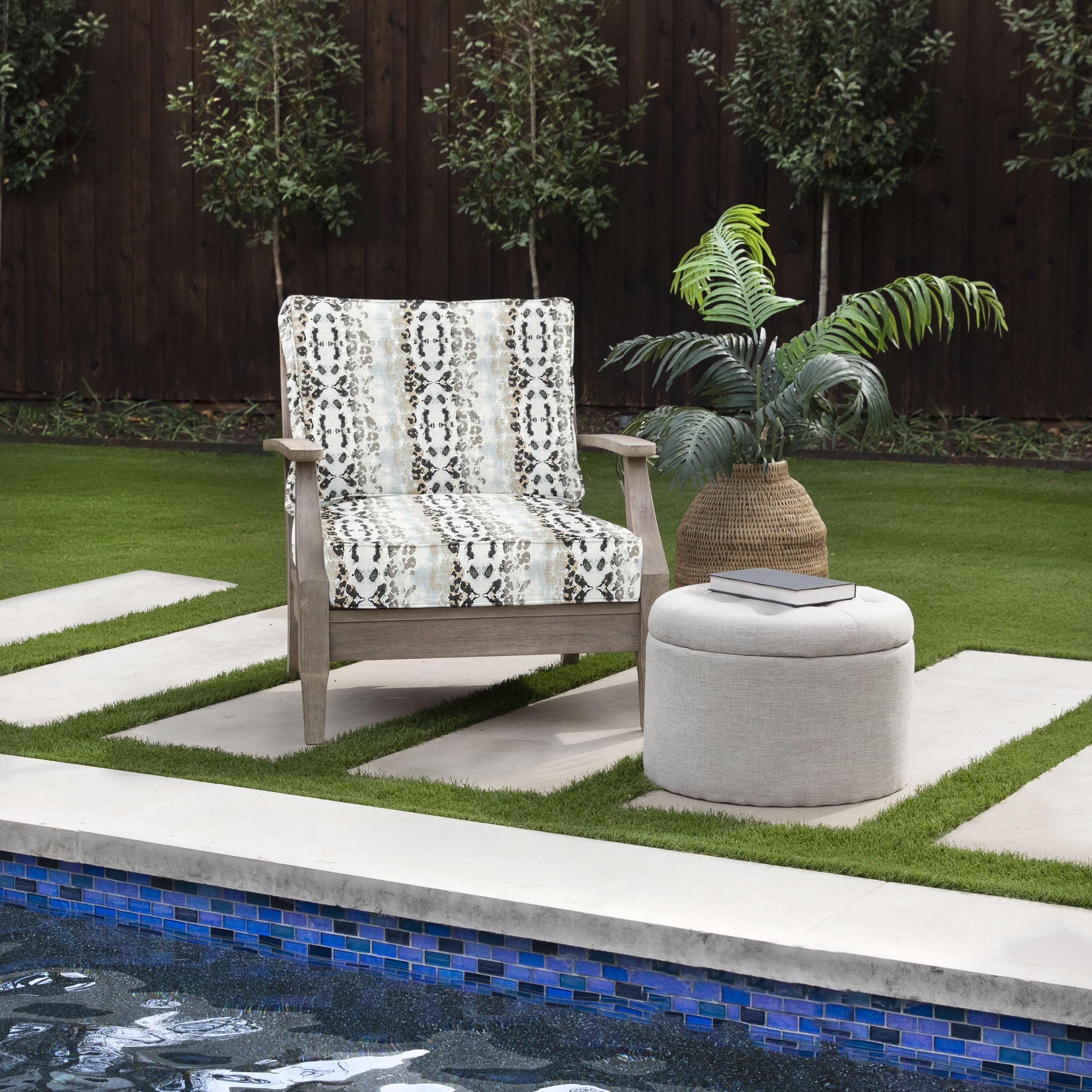 Animal print new arrivals outdoor chair cushions